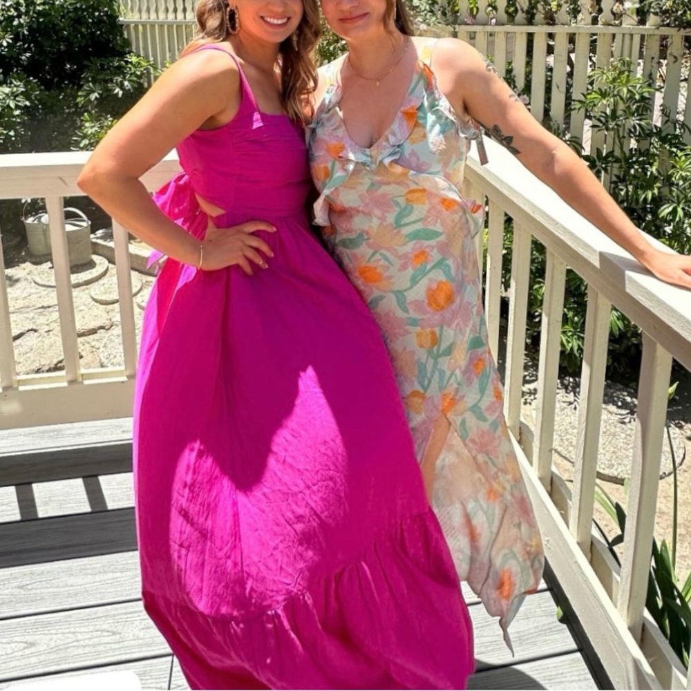 Abercrombie & Fitch Pink Maxi Dress - Picture 2 of 5